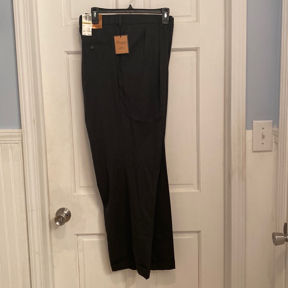 Dockers Premium Parker Black wool Blend Men's Dress Pant Size 44 X 30  NWT